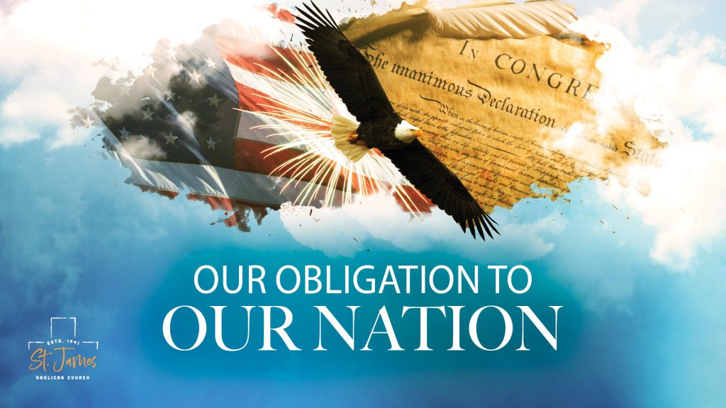 Our Obligation To Our Nation