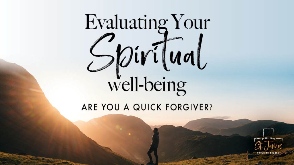 Evaluating Your Spiritual Well Being