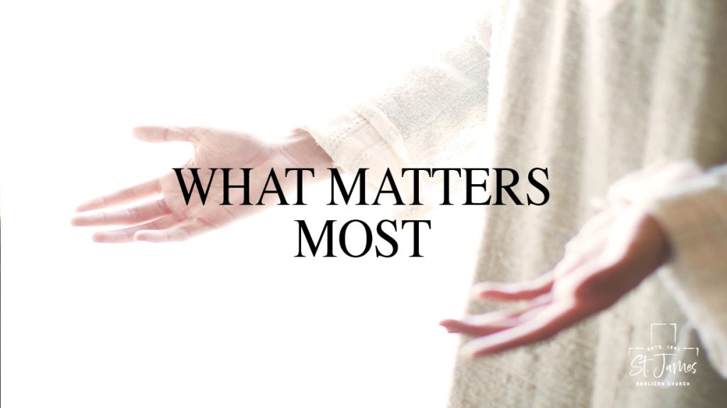 What Matters Most