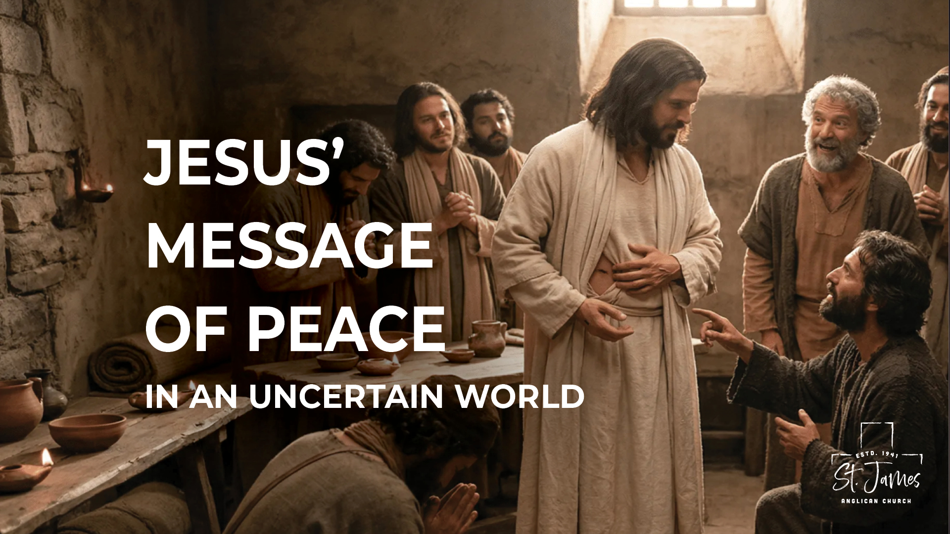 Jesus' Message Of Peace In An Uncertain World